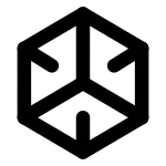 Cube Three SVG Icon